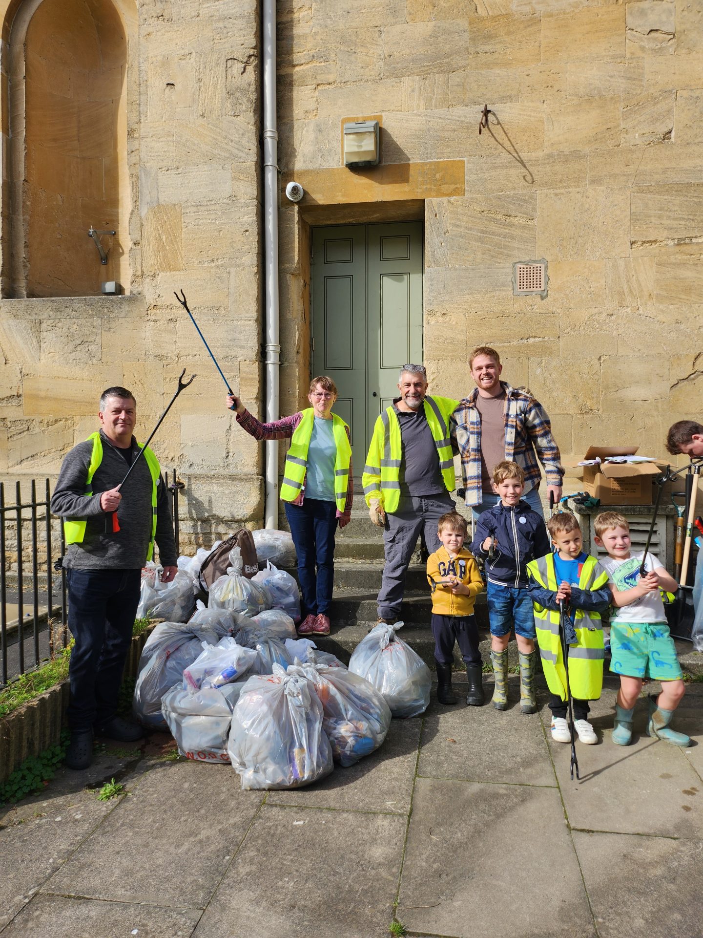 Volunteer litter pickers at the last Keep Chippy Beautiful event